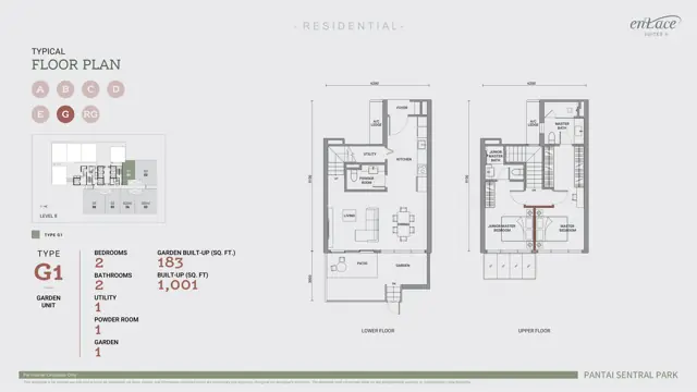Enlace Suite @ Pantai Sentral Park 平面图 9