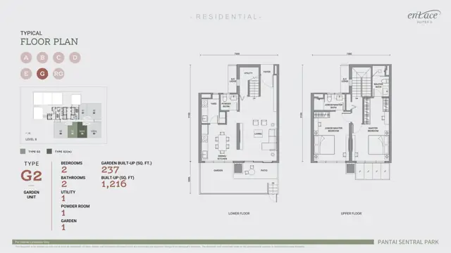 Enlace Suite @ Pantai Sentral Park 平面图 10